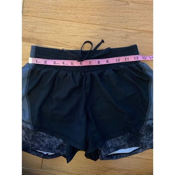 Champion Duo Dry women's carbon black and gray active drawstring waist shorts S - Picture 7 of 9